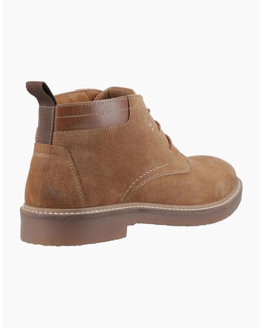 Hush Puppies Brown Gideon Chukka Boots for men