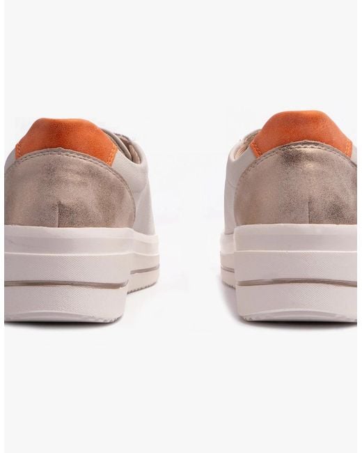 Remonte Pink D1C01-81 Julika Trainers Cream