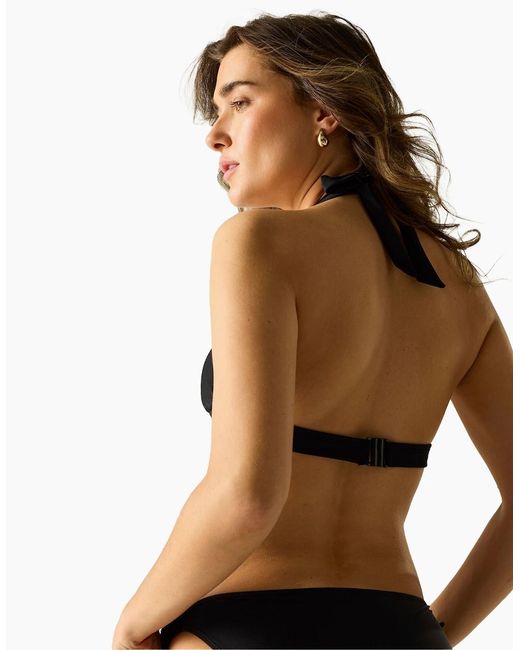 Regatta Black Ladies Lovina Plain Halter Neck Bikini Top