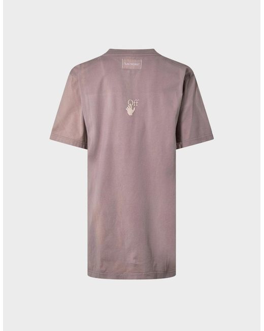 Off-White c/o Virgil Abloh Pink Laundry Tee Nude