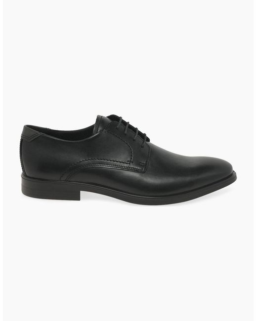 Ecco Black Melbourne Formal Lace Up Shoes for men