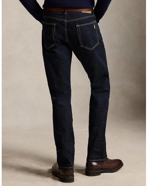 Polo Ralph Lauren Blue Hampton Classic Jeans 001 Rinse Stretch for men
