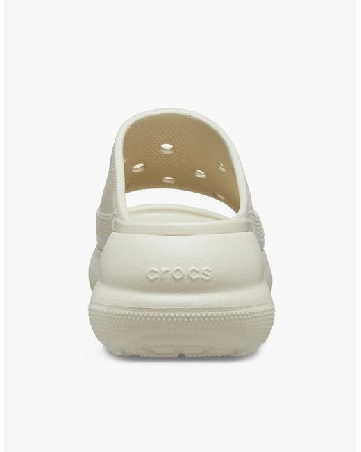 CROCSTM White 208731-2Y2 Crush Slide Bone Clogs Bone
