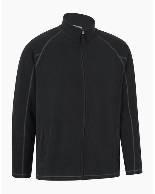 Mountain Warehouse Blue Ashbourne Full Zip Fleece Jacket for men