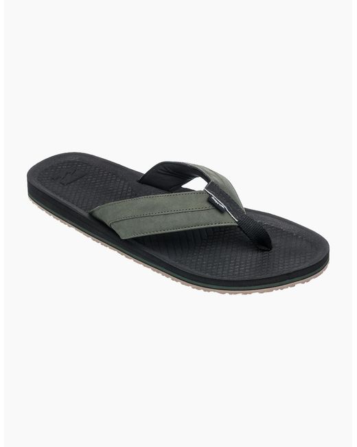 Billabong Black Offshore Impact Flip Flops for men