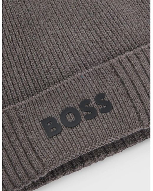 Boss Gray Asic Hat for men