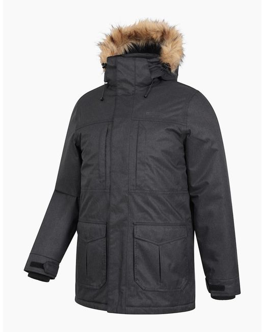 Mountain Warehouse Blue Gorge Ii Long Jacket for men