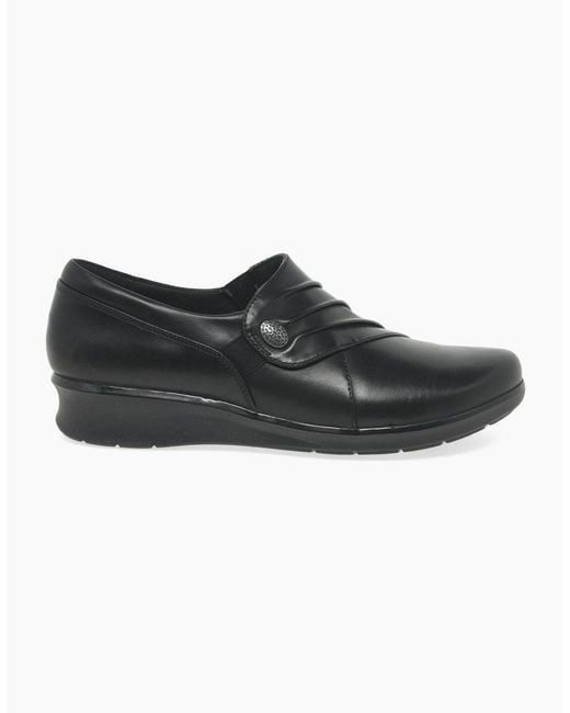 Clarks Black Hope Roxanne High Cut Shoes