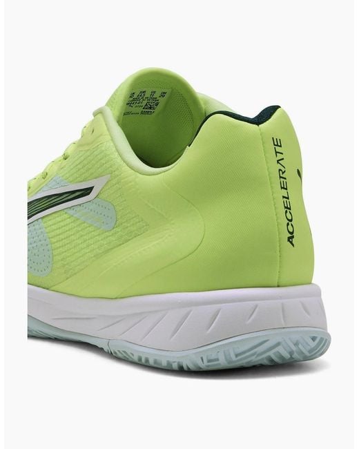PUMA Green Accelerate Turbo 4 Handball Trainers for men