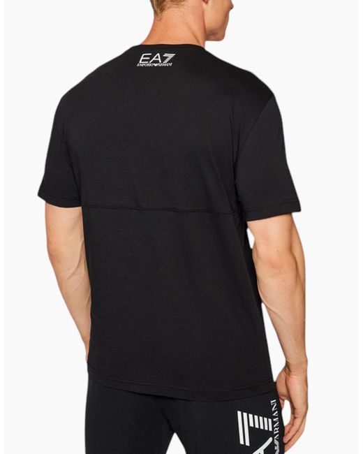 Armani Black Ea7 6Kpt23 T Shirt Emporio Summer Casual Cotton Top Tee for men