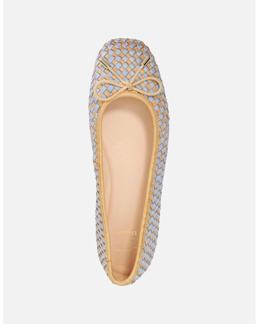 Dune White Heights Ballet Pumps