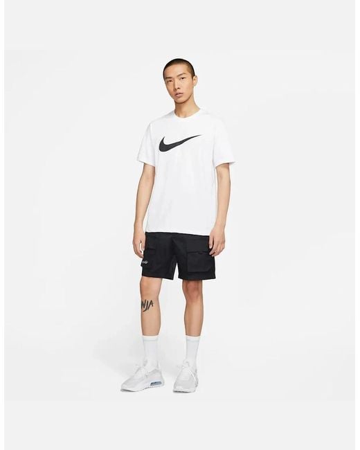 Nike White Swoosh Logo T-Shirt for men