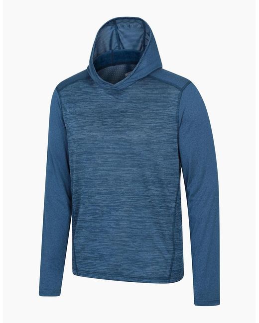 Mountain Warehouse Blue Ignite Active Hoodie for men