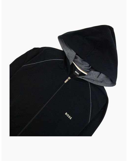 Boss Black Mix & Match Logo Zip Up Jacket 005 for men