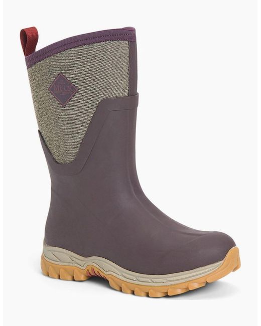 Muck Boot Brown Arctic Sport Mid Wellingtons