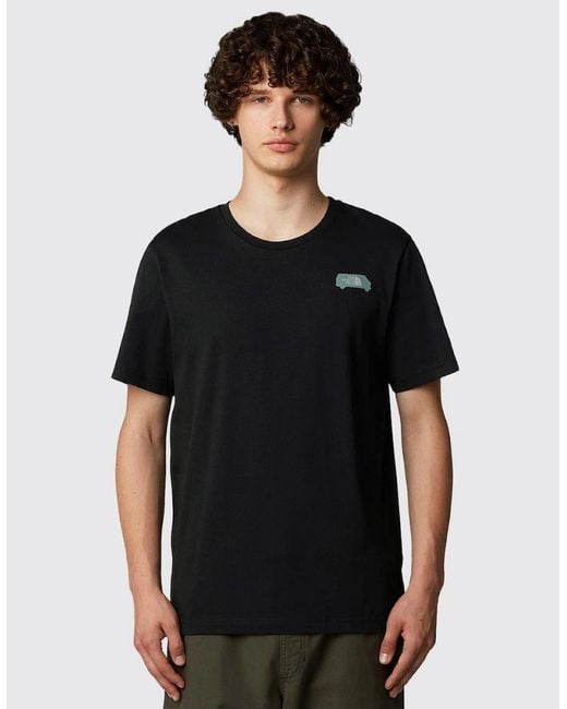 The North Face Black Outdoor Graphic T-Shirt for men