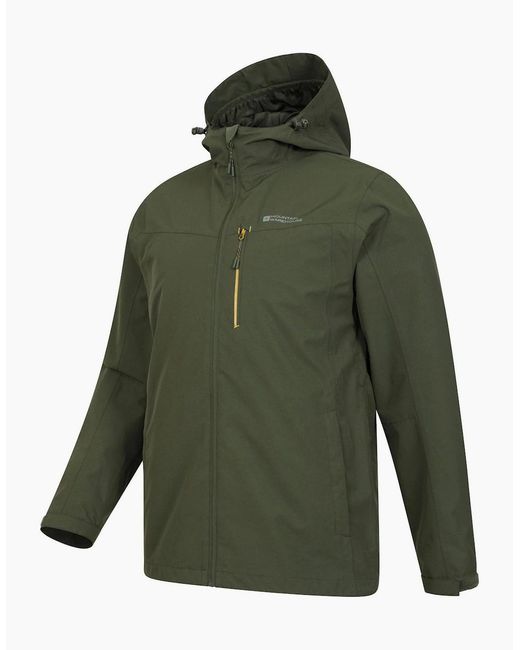 Mountain Warehouse Green Brisk Extreme Waterproof Jacket for men