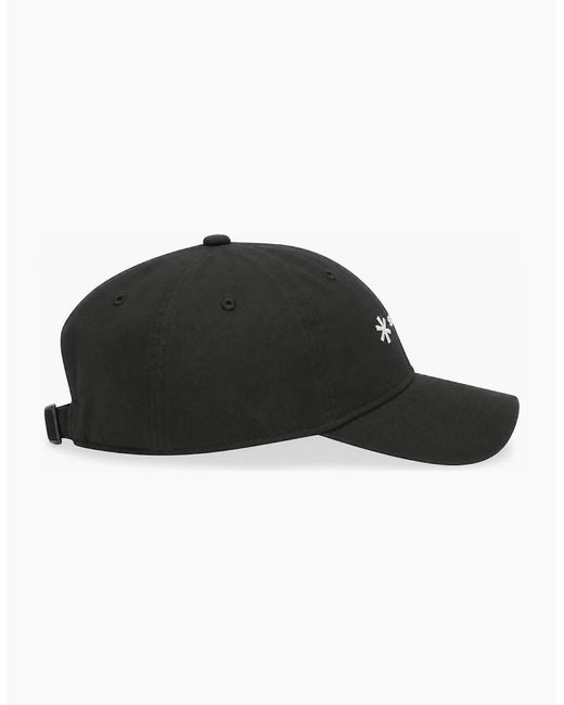 Snow Peak Black Snow Peak Logo Cap for men