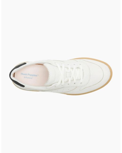 Hush Puppies White Mae Trainers