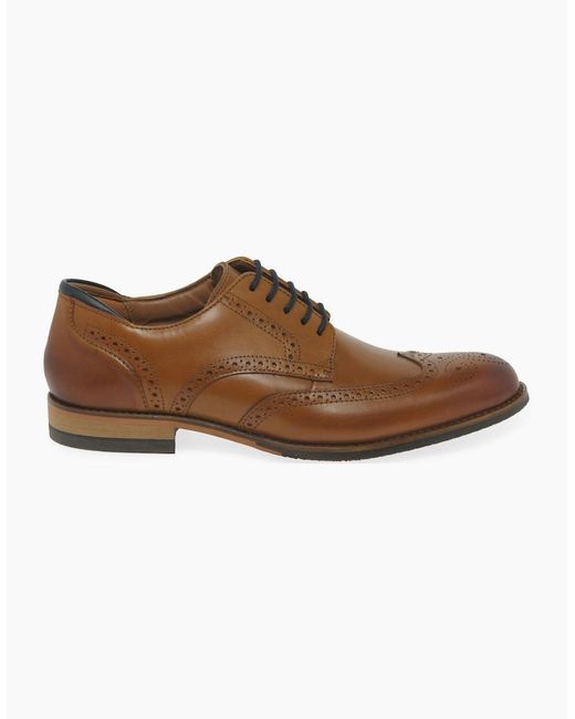 Clarks Brown Craftarlo Limit Brogues for men