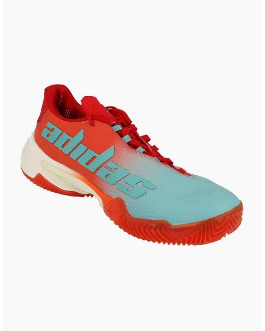 Adidas Red Barricade Clay Tennis Shoes Trainers Hq8427