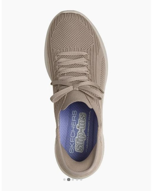 Skechers Gray Slip In's Ultra Flex 3.0 Brilliant Path 149710 Taupe