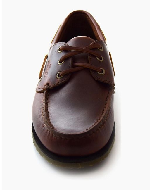 Sebago Brown Foresider Deck Shoe for men