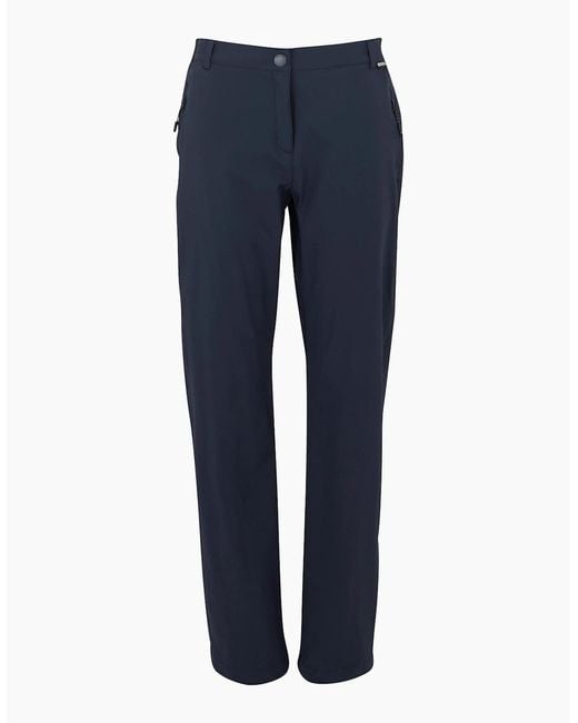 Regatta Blue Ladies Travel Light Ii Packaway Hiking Trousers