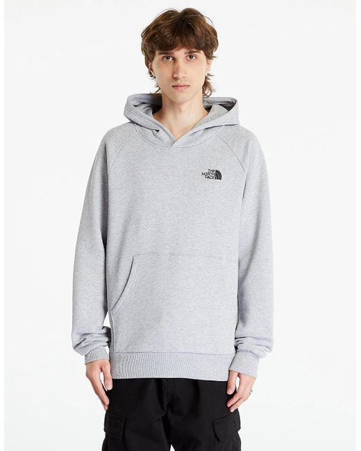The North Face Gray Raglan Redbox Hoodie Further Reduced From £69.99 Now Only £39.95 for men