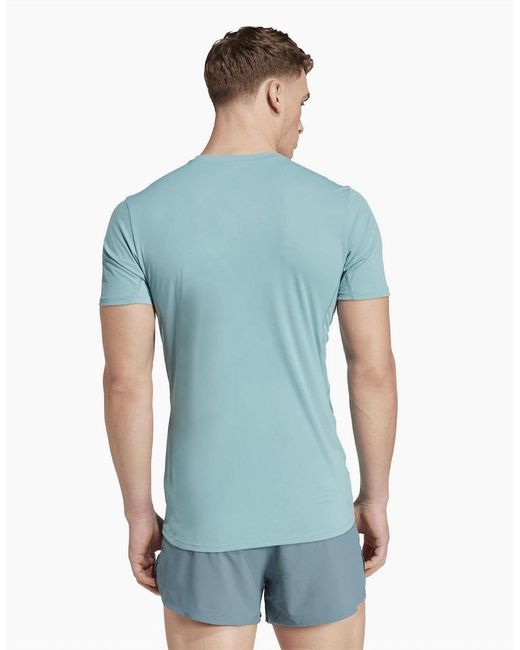 Adidas Blue Essentials Running T-Shirt for men
