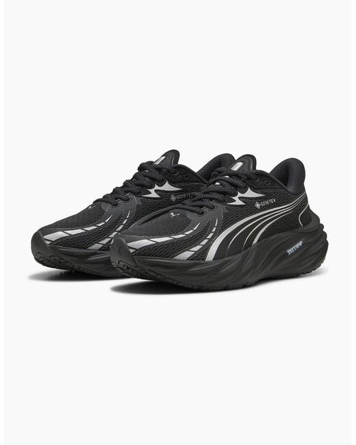 PUMA Black Velocity Nitro 4 Gore-Tex Running Shoes