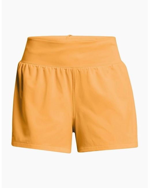 Under Armour Orange Run Stamina 3 Running Shorts