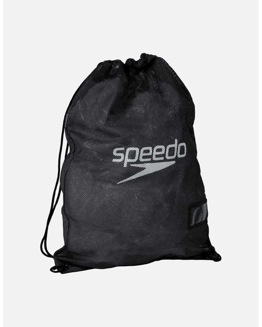 Speedo Black Mesh Kit Bag