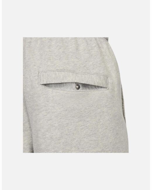 Nike Gray Shorts Club French Terry Cotton Gym Shorts Relaxed Fit Summer Bermuda for men