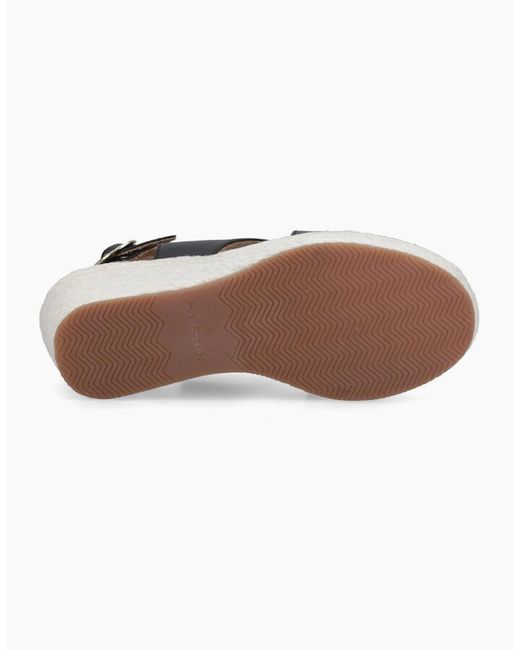 Hush Puppies Blue Dalia Kitten Slingback Court Shoes