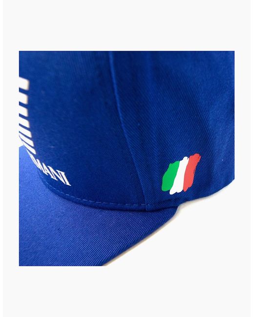 EA7 Blue Logo Olympic Baseball Cap for men