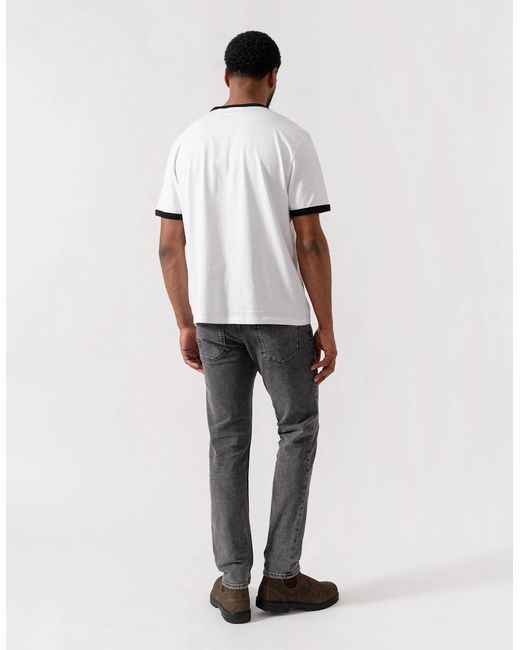Boss Gray Boss Washed Delaware Jeans for men