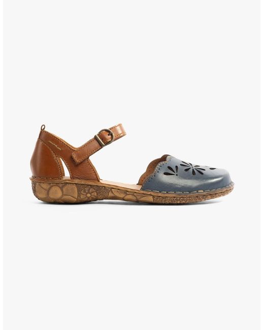 Josef Seibel Brown Rosalie 04 Sandals Shark-Kombi