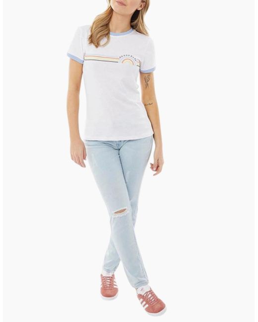 Brave Soul Blue Serina Slim Fit Skinny Denim Jeans Casual Light Pant New