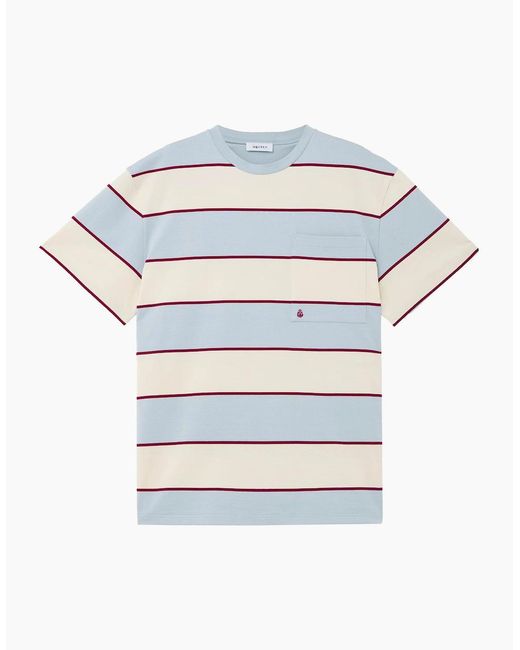 McQueen White Stripe T-Shirt for men
