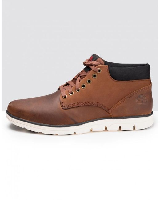 Timberland Brown Bradstreet Leather Chukka Boot for men