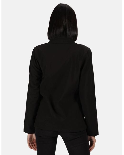 Regatta Black Professional /Ladies Printable Soft Shell Jacket