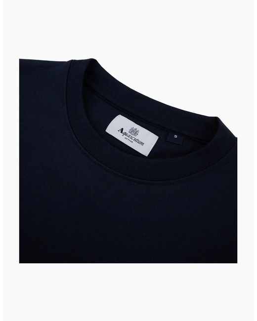 Aquascutum Blue Iconic Pocket Crewneck 11 for men