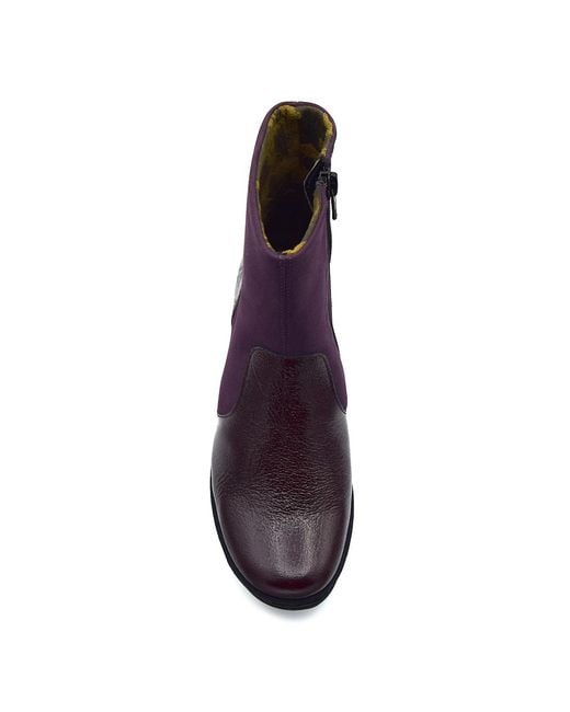 Fly London Purple Yuxi 506 Ladies Boot