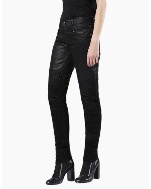 DIESEL Black Belthy 0856E Jeans Denim Regular Slim Pants Limited Edition