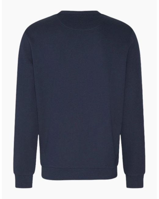 Lyle & Scott Blue Lyle & Scott Sweatshirts Crew Neck Knitted Winter Pullover Sweat Jumper New