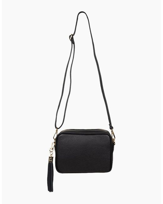 Elie Beaumont Black Crossbody 2 Customisable Handbag
