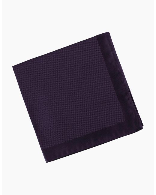 McQueen Blue Pocket Square for men
