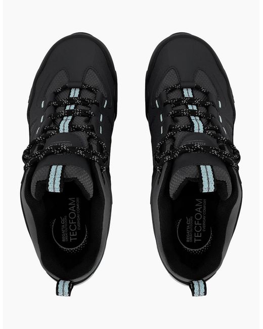 Regatta Black Ladies Regen Low Walking Shoes
