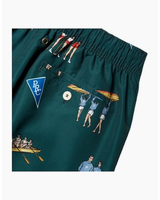 Pompeii3 Green Rowing Pine Swim Trunks for men